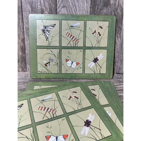 Pimpernel Dining Hard Cork Pimpernel Butterfly And Dragon Fly